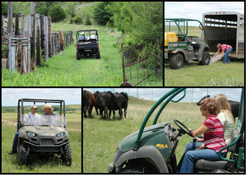 The Soukups treated us to an ATV tour of their different pastures, making it easy to enjoy the beautiful weather and scenery.