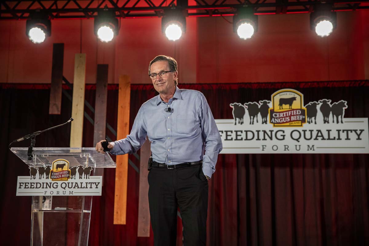 Dan Basse speaking at Feeding Quality Forum