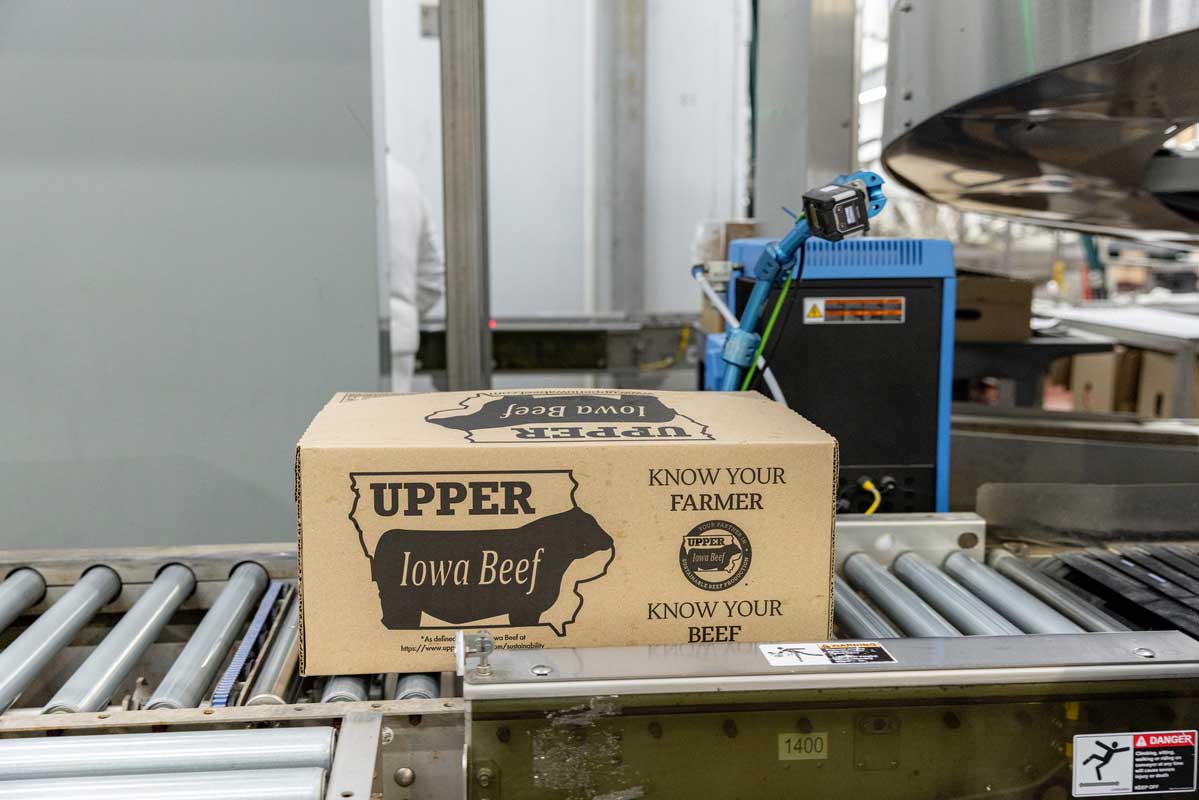 Upper Iowa Beef box of beef