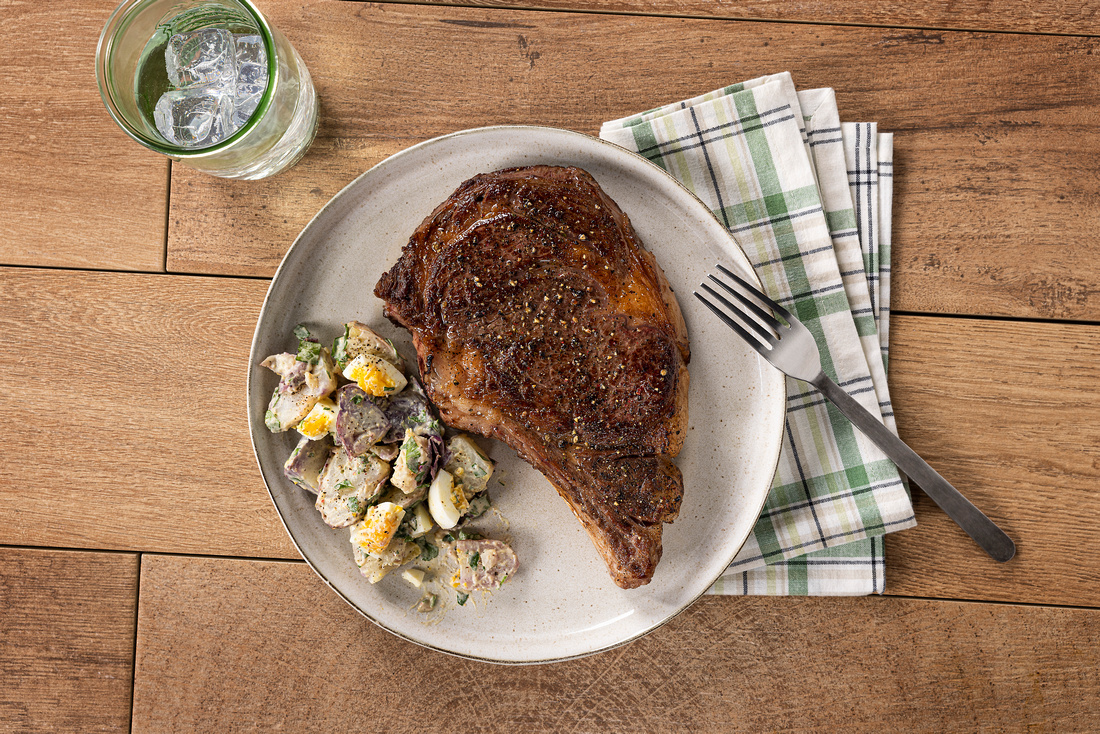 steak on the table