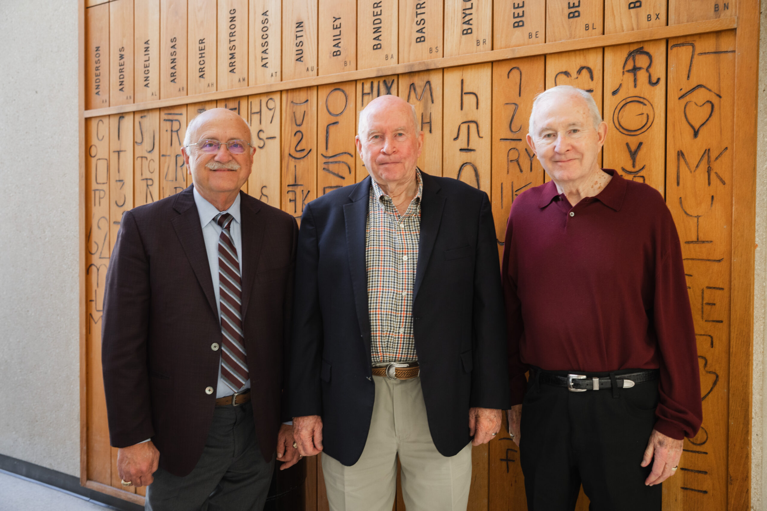 Dr. Jeff Savell, Dr. Bill Mies, Dr. Russell Cross