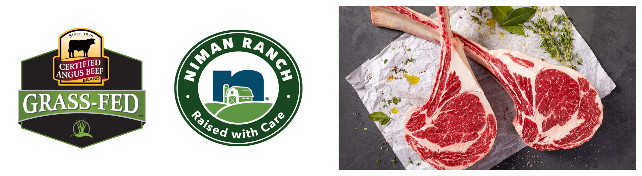 CAB Grass-fed and Niman Ranch logos