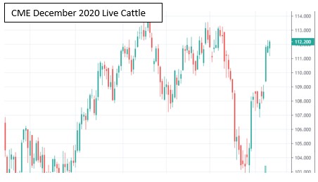 CME live cattle futures