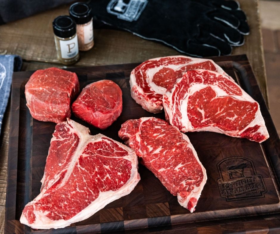 raw Certified Angus Beef ® steaks